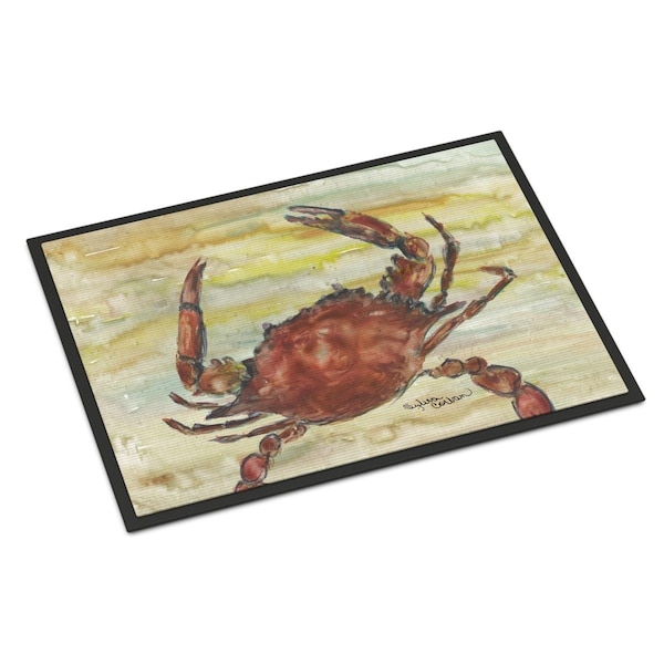Carolines Treasures 24 x 36 in. Cooked Crab Yellow Sky Indoor or Outdoor Mat SC2022JMAT - main